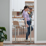 Safety 1St Pressure Mounted Baby Gates for Doorways, Securetech® No-Drill, with Door, 29-38