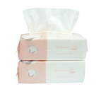 Extra Thick Dry Wipe, Disposable Face Drying Towel 100% Cotton, Lint-Free Cotton Tissues (2 Pack)